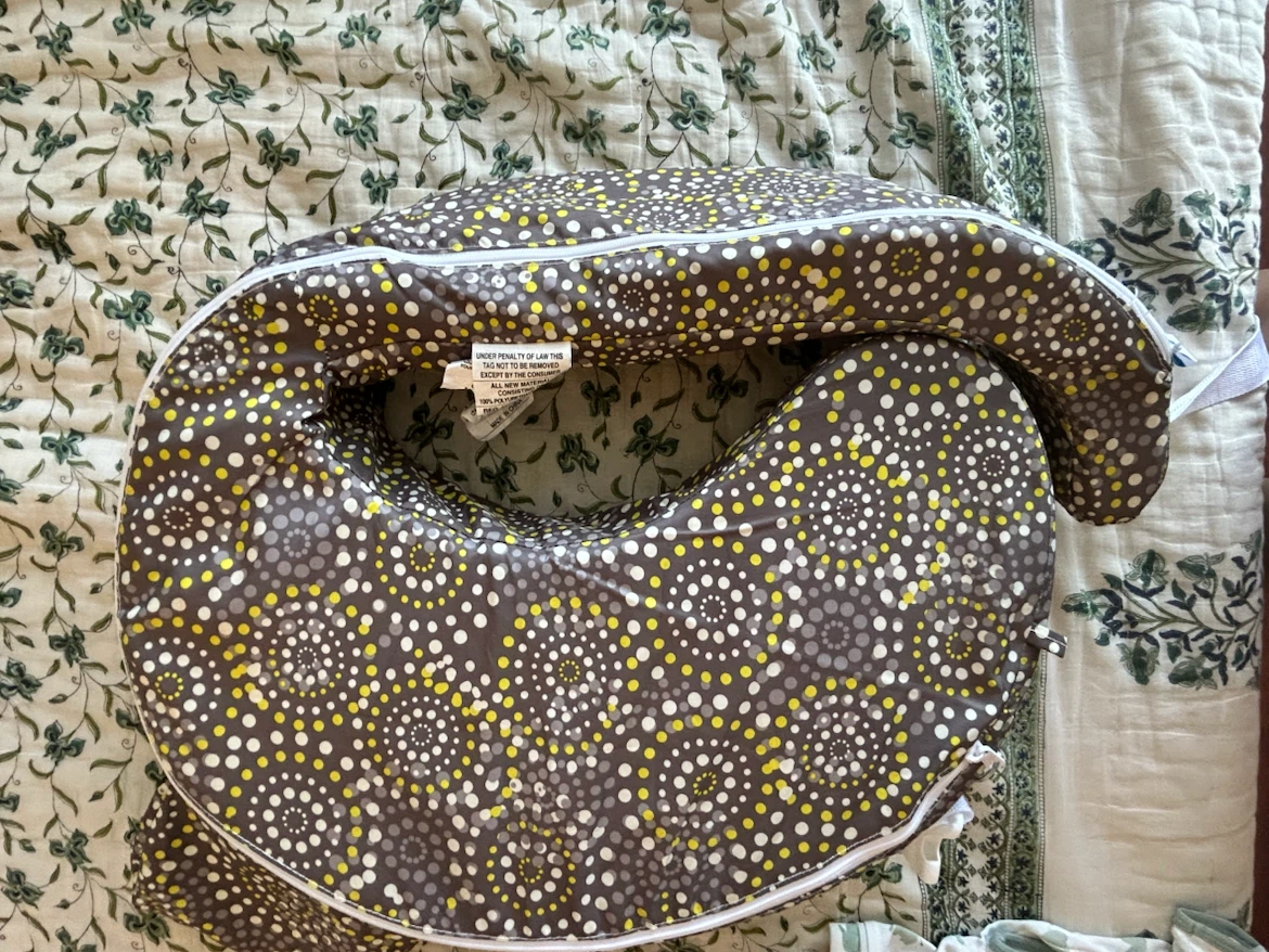 My Brest Friend Nursing Pillow with Polka Dot Cover