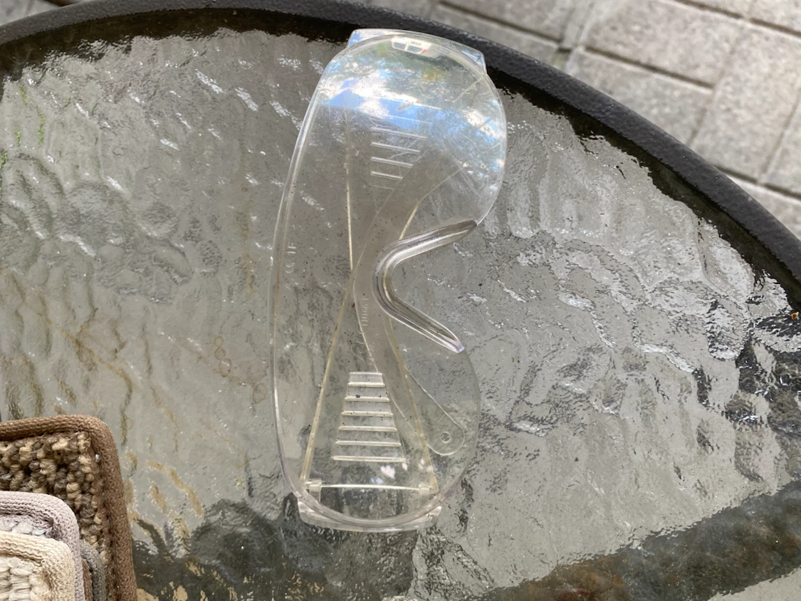 Clear Safety Glasses with Case