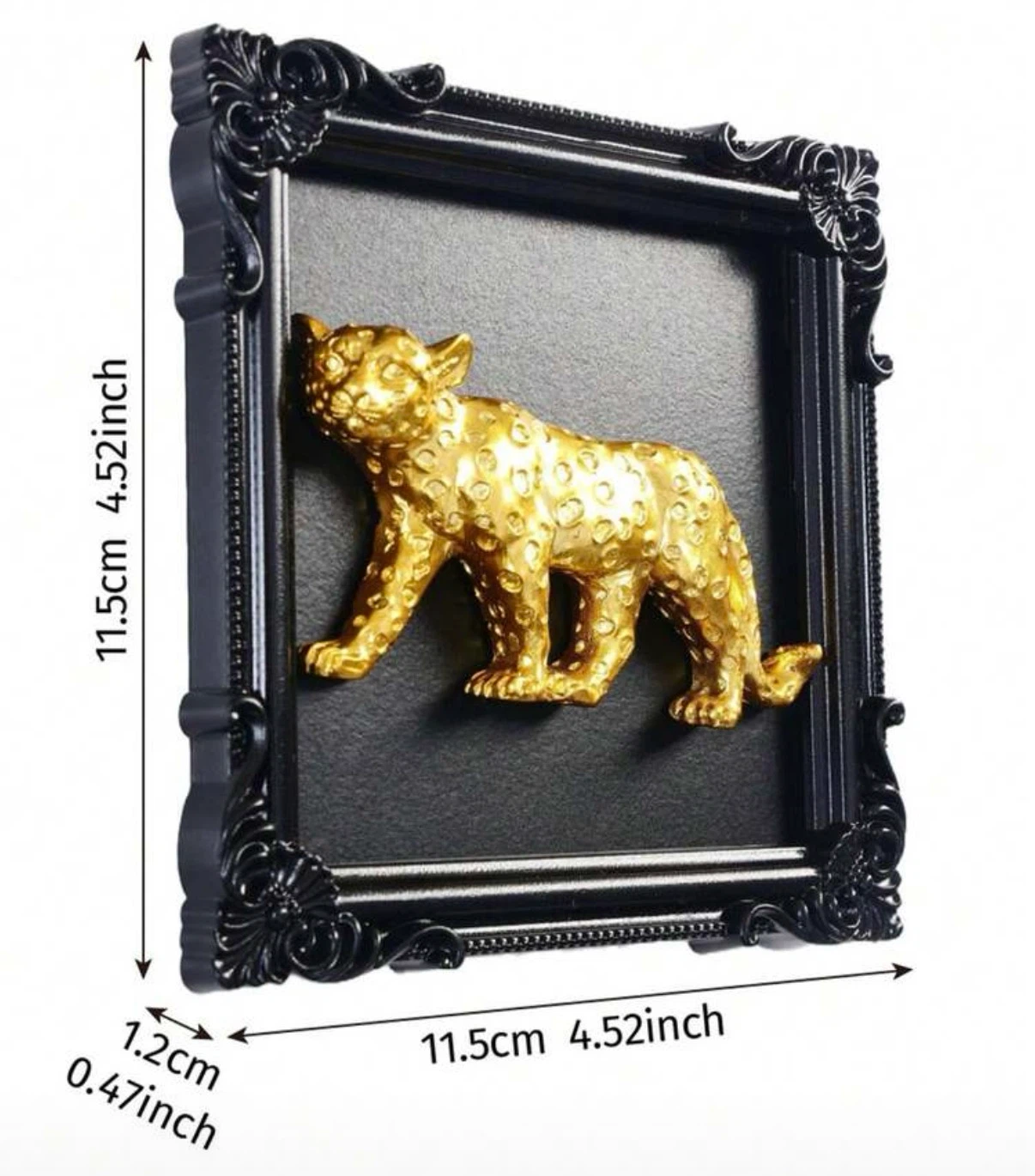 Gold Lion Head Wall Decor - photo 2