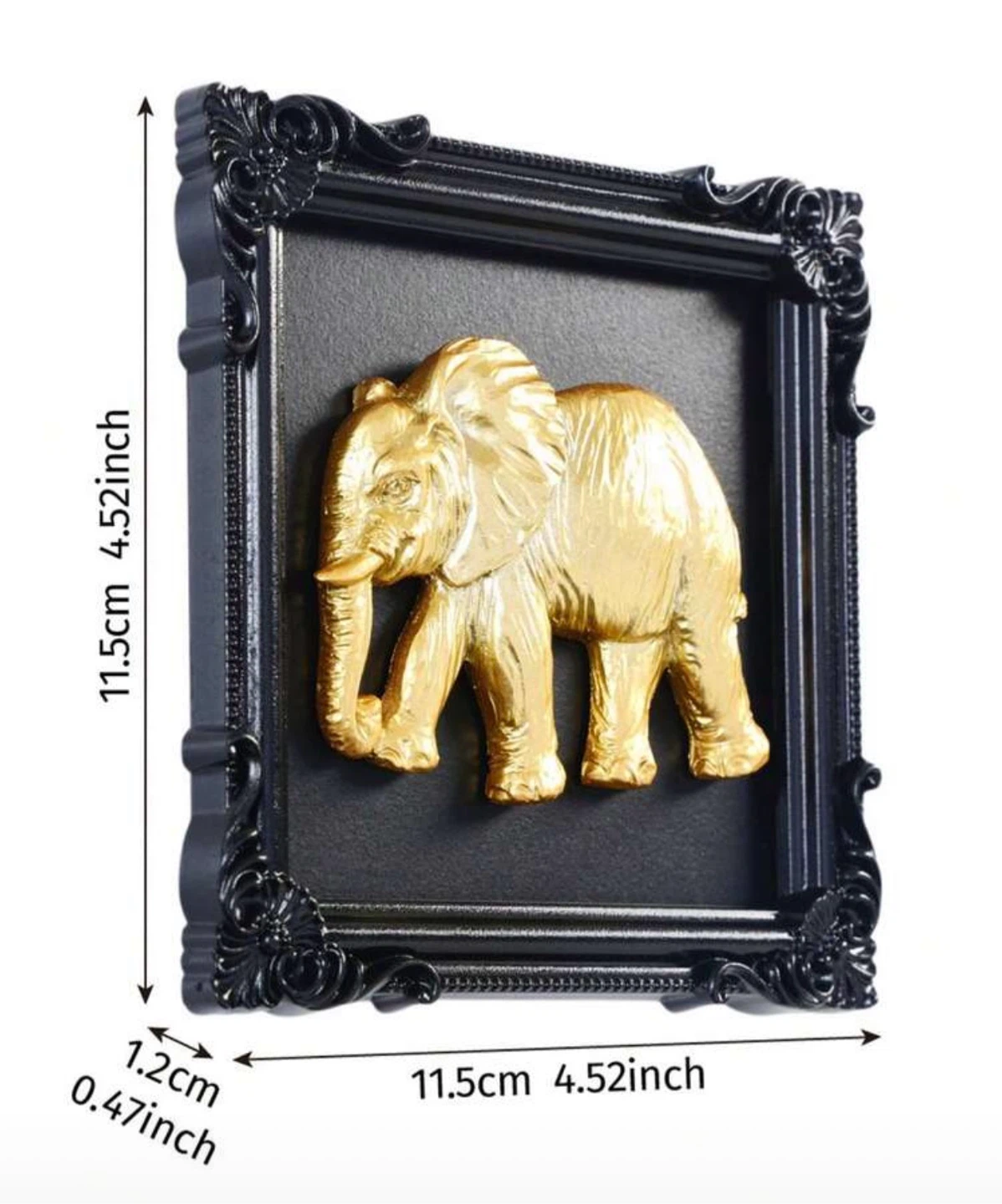 Gold Lion Head Wall Decor - photo 3