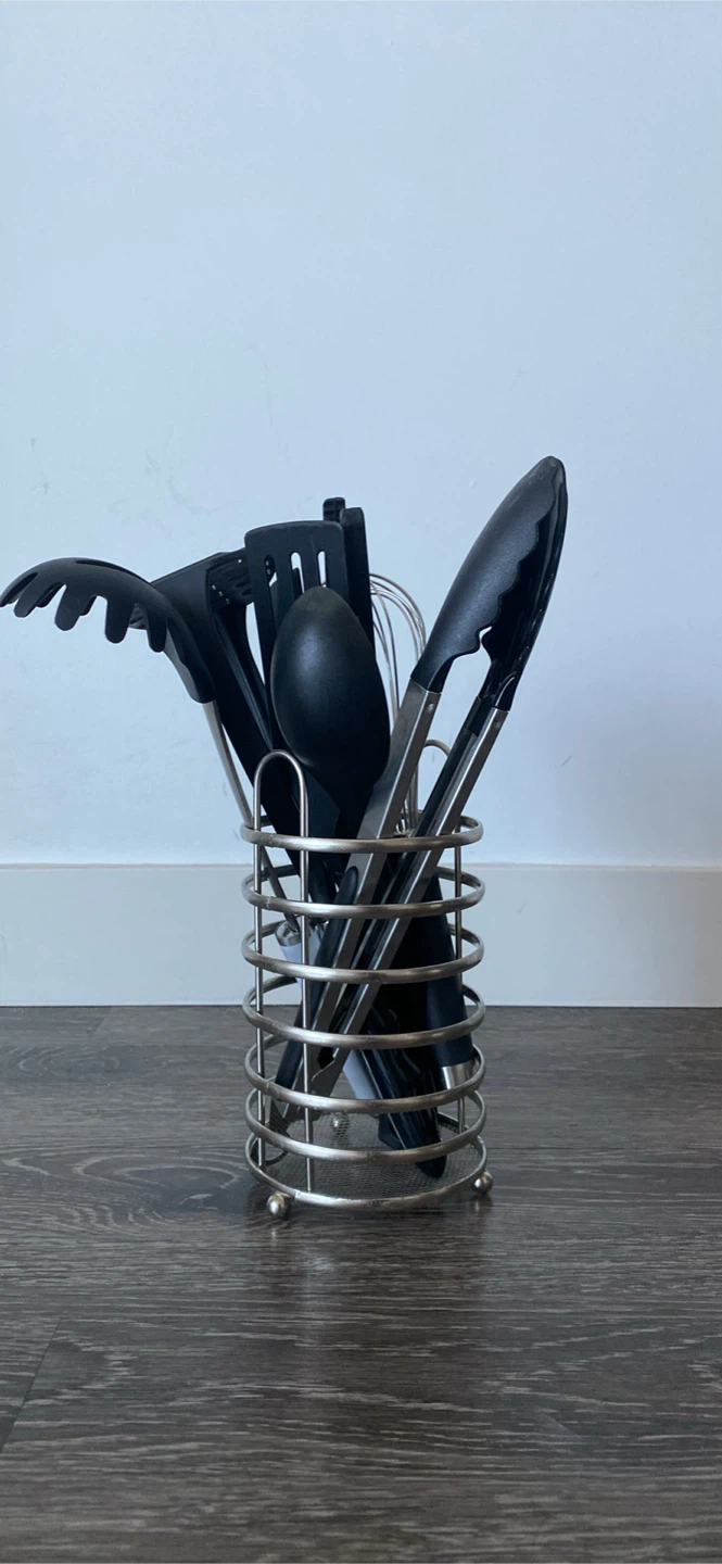 Kitchen Utensil Set with Holder