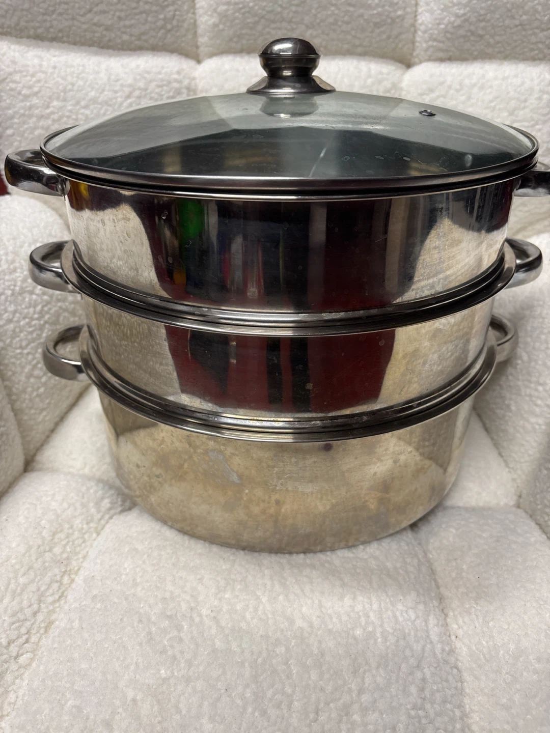 Magic Cook Stainless Steel 3 Tier Steamer 30cm