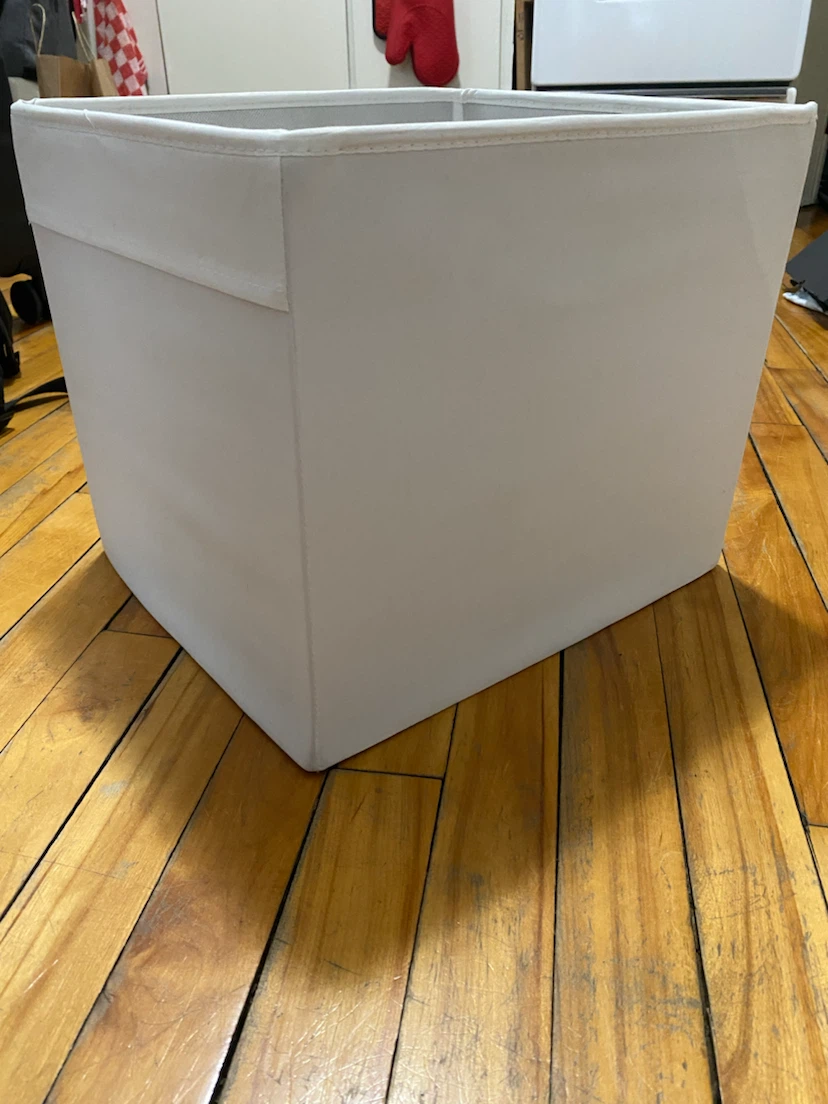 White Storage Bin - photo 4
