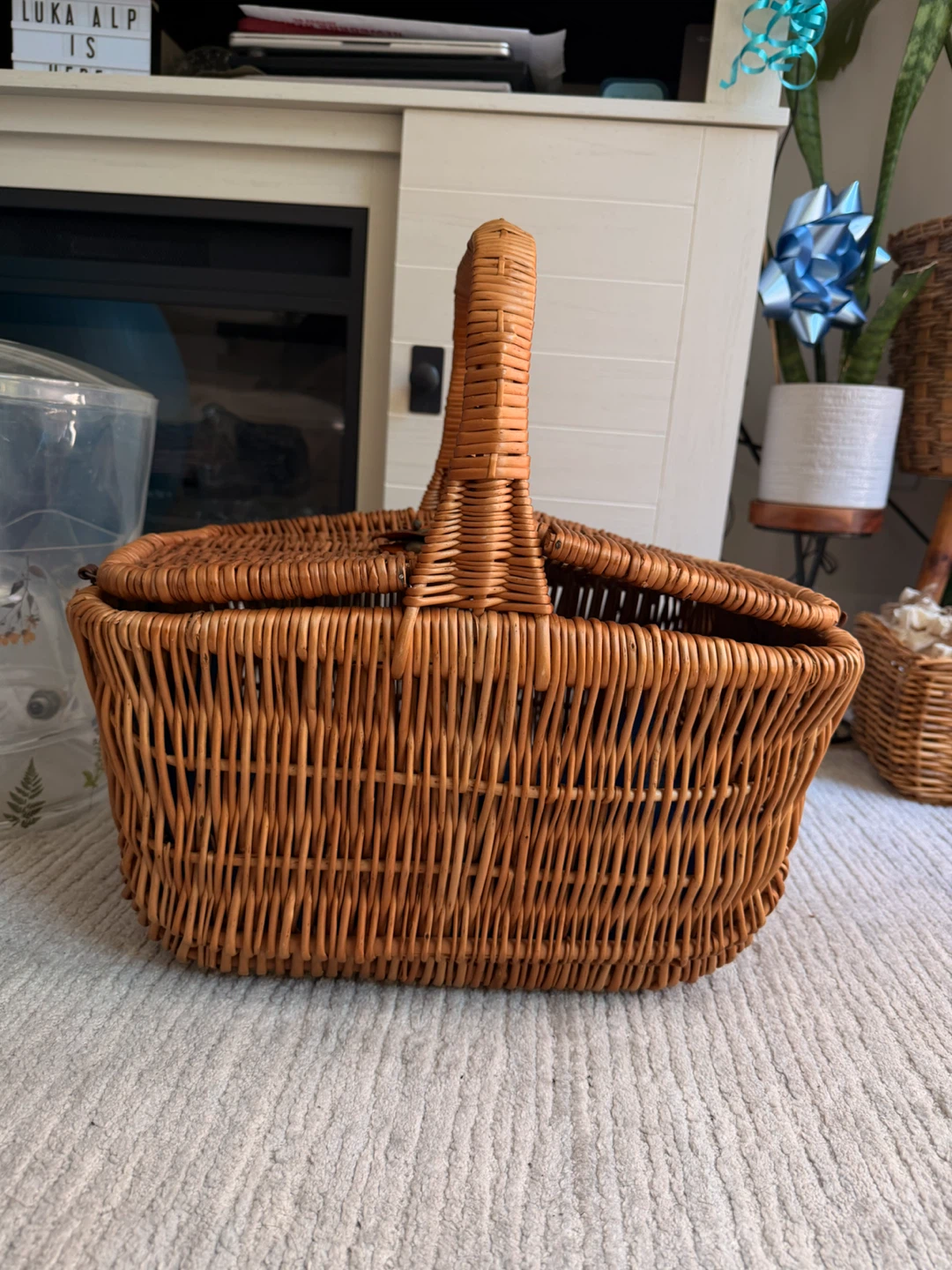 Wicker Picnic Basket