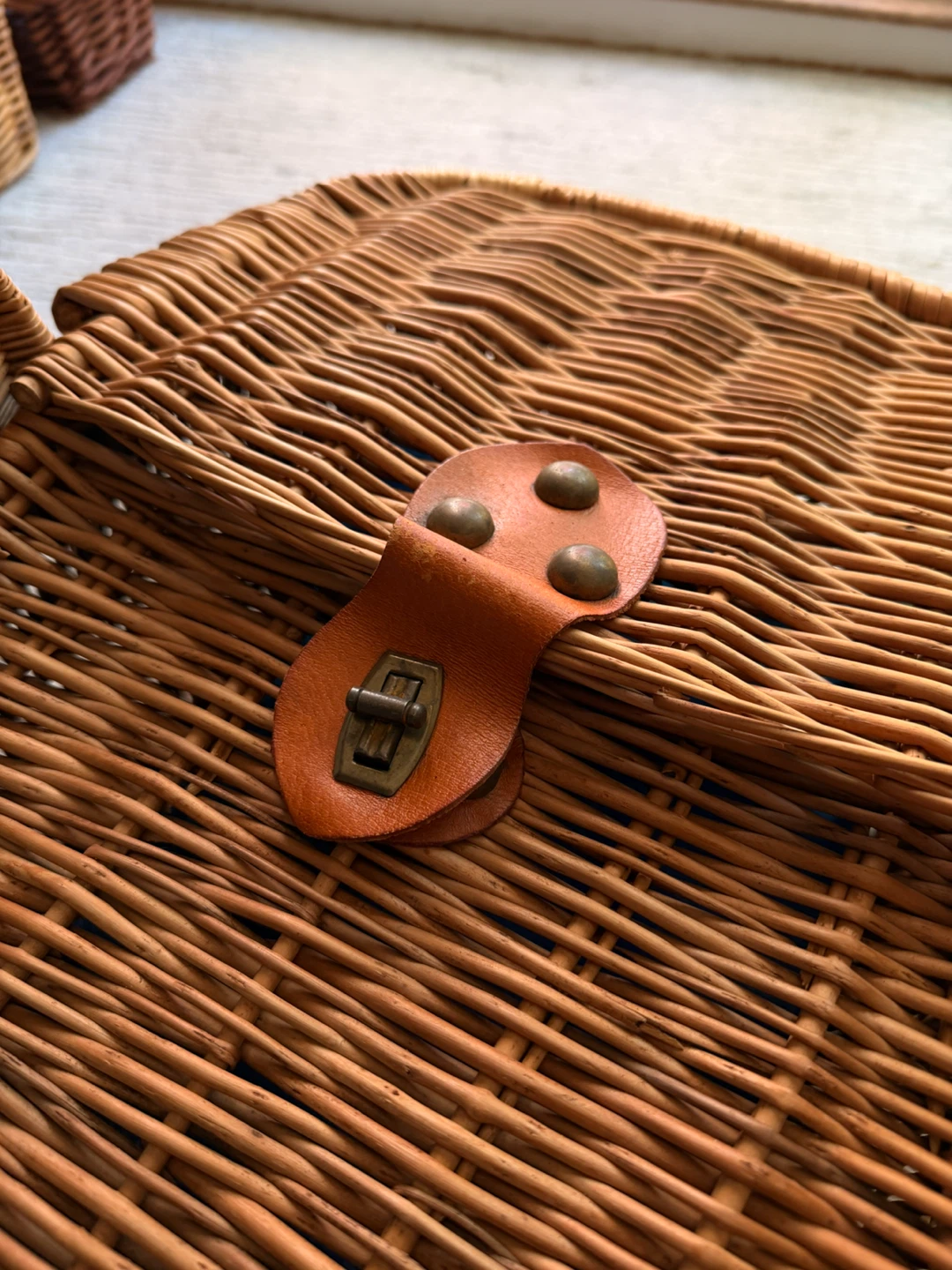Wicker Picnic Basket - photo 3