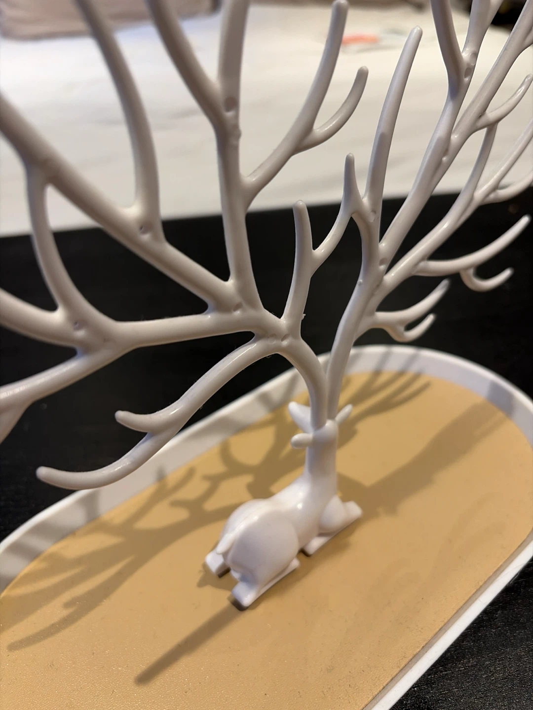 White deer Jewelry Organizer with Deer Base - photo 2