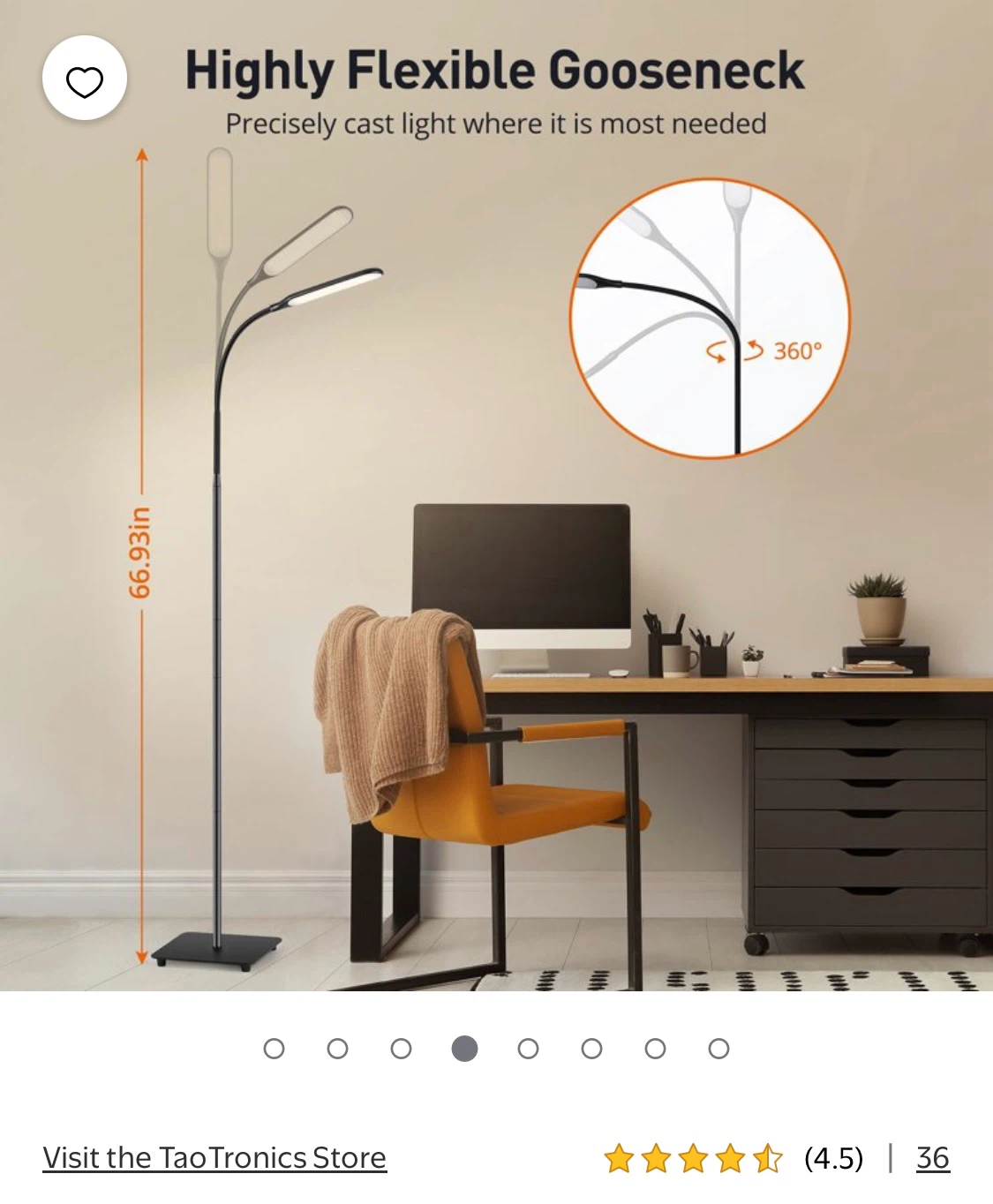 TaoTronics LED Floor Lamp - photo 2