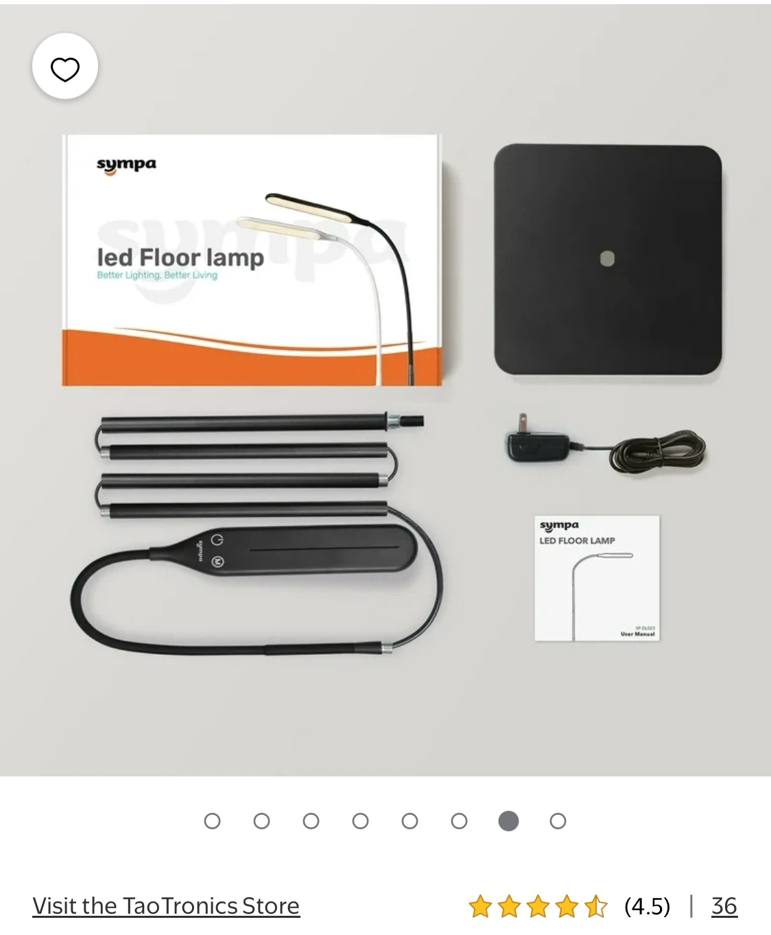 TaoTronics LED Floor Lamp - photo 4