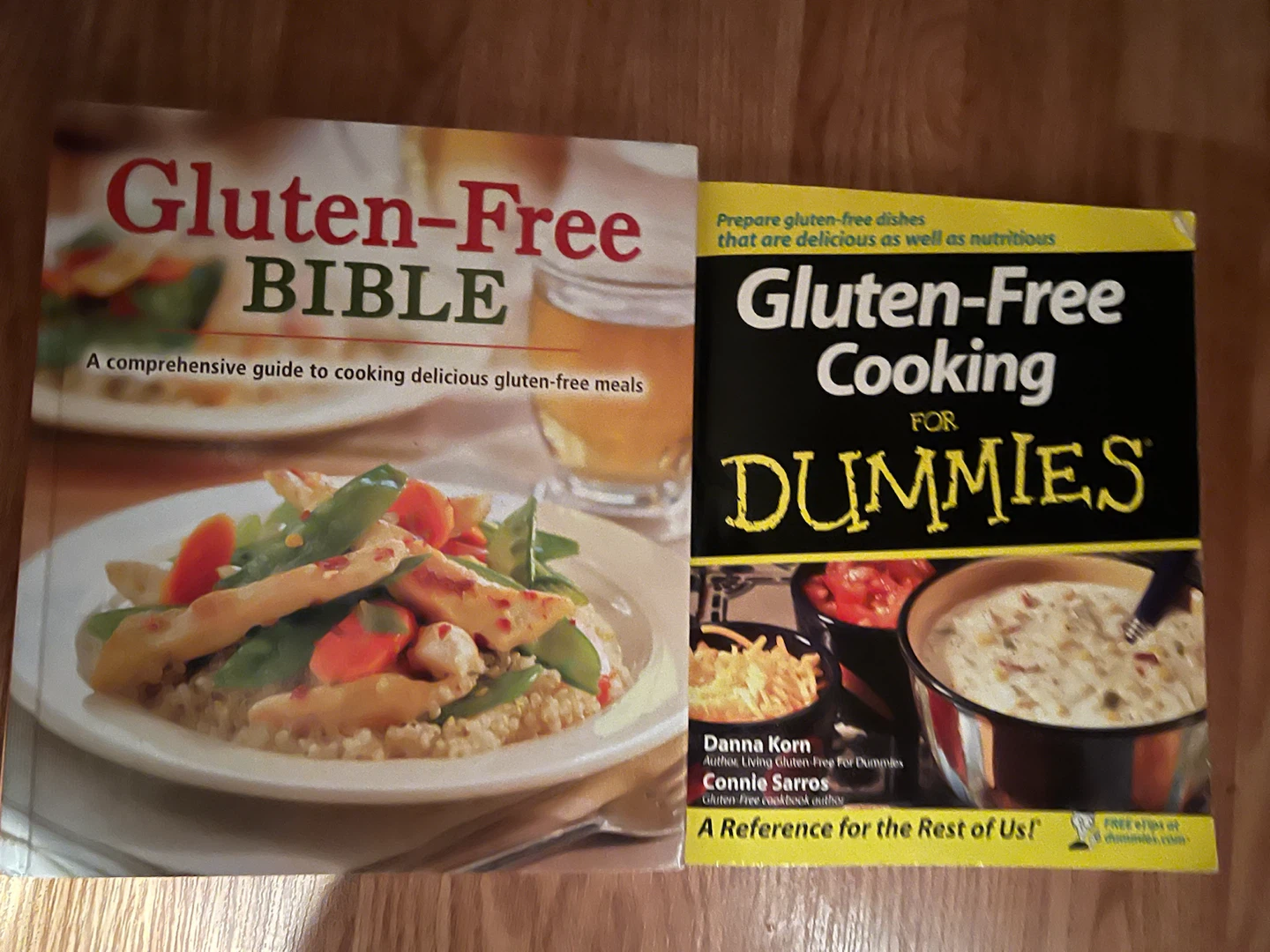 Gluten-Free Bible and Cooking for Dummies Books