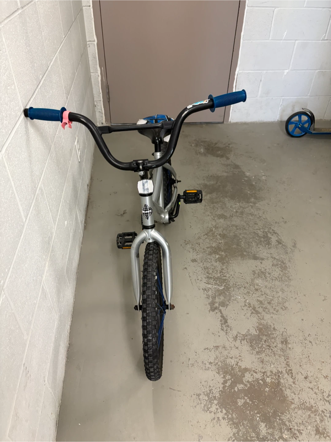 Silver Kids BMX Bike