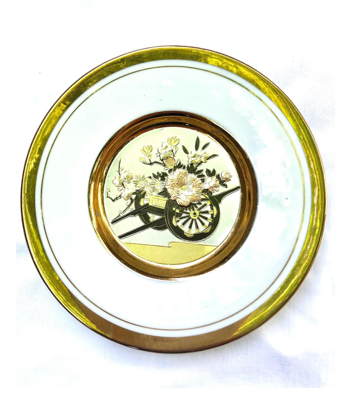 The Art of Chokin 24kt Gold Edged Plate