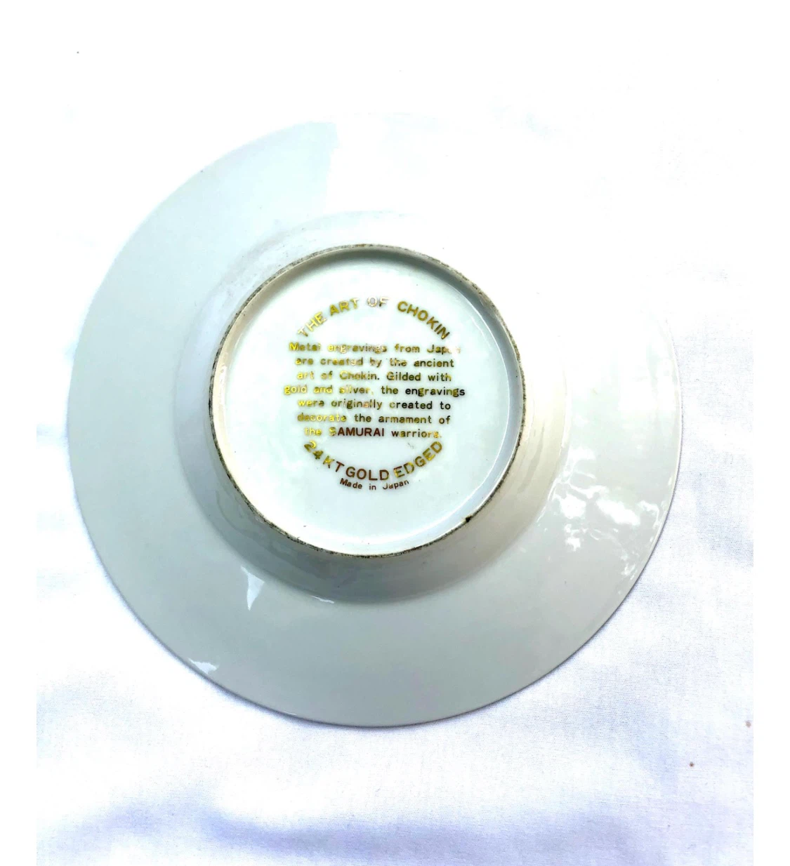 The Art of Chokin 24kt Gold Edged Plate - photo 4