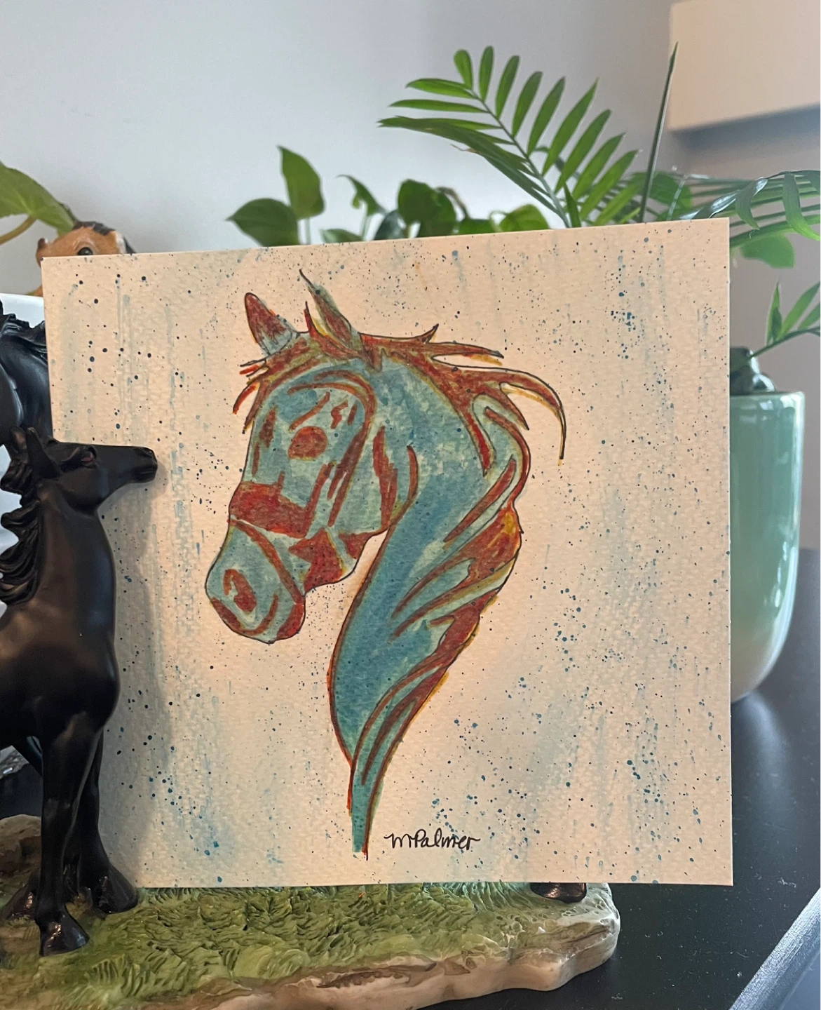 Watercolor Horses - photo 3