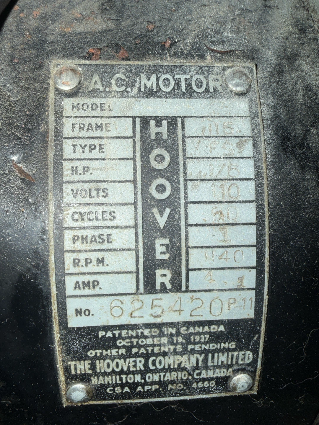 Vintage Hoover Floor Fan - photo 3