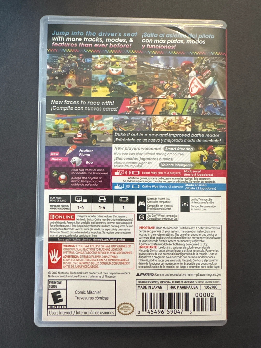 Nintendo Switch Mario Kart 8 Deluxe Game - photo 3