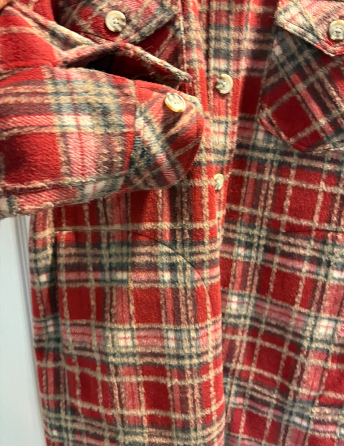 GENTLE FAWN Plaid Flannel Shirt Jacket - photo 3