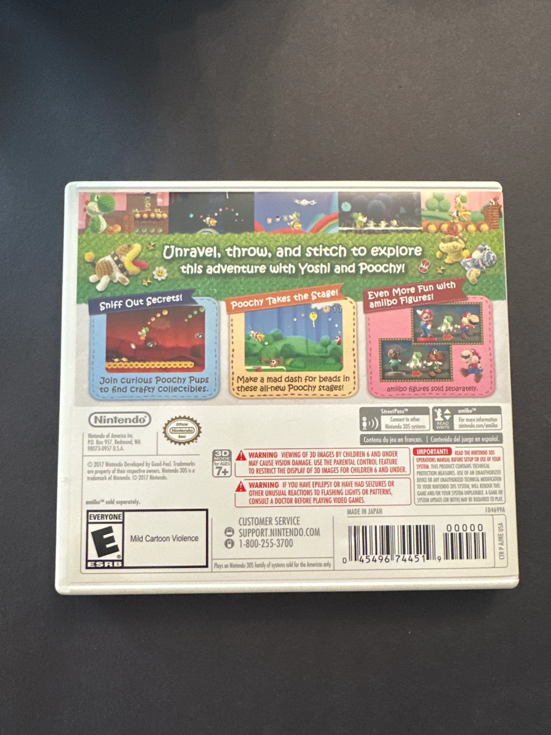 Poochy & Yoshi's Woolly World Nintendo 3DS Game - photo 2