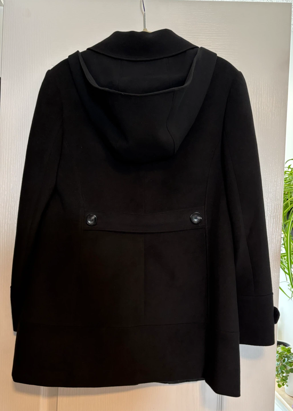 Stendhal Black Duffle Coat with Hood - photo 4