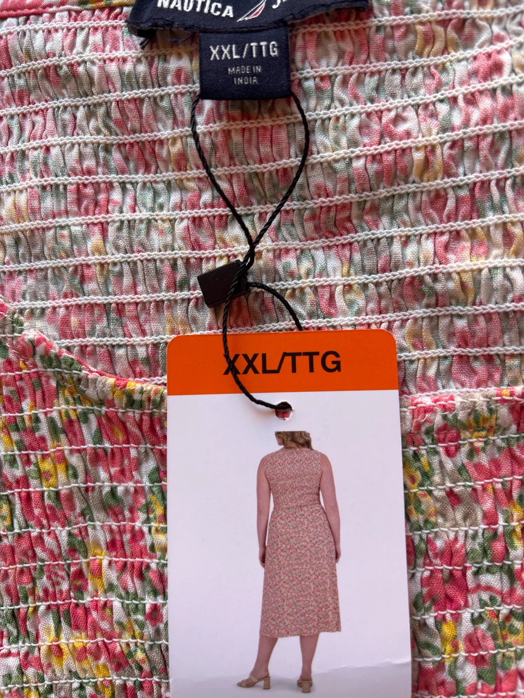 Nautica Jeans Floral Smocked Midi Dress XXL - photo 3