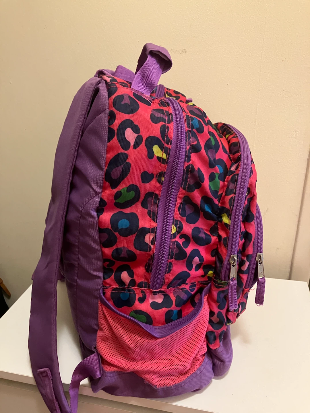 Kids Backpack with Leopard Print - photo 3