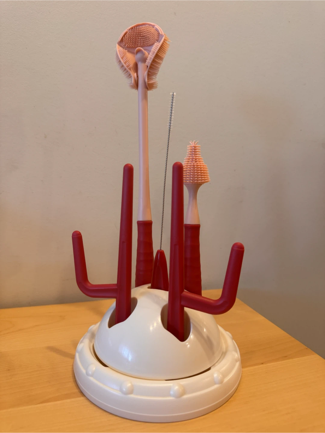 Bottle Drying Rack with Brushes - photo 2