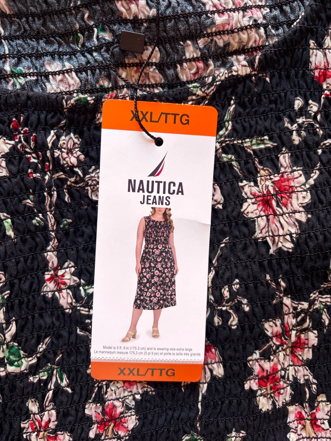 Nautica Jeans Floral Smocked Maxi Dress XXL - photo 2