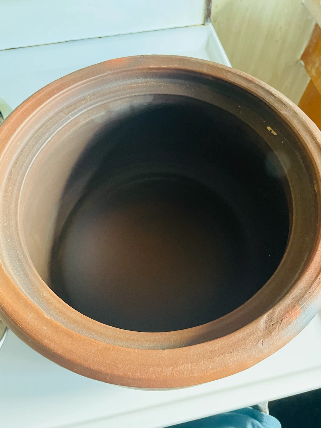 Terracotta Clay cooking pot with lid - photo 2