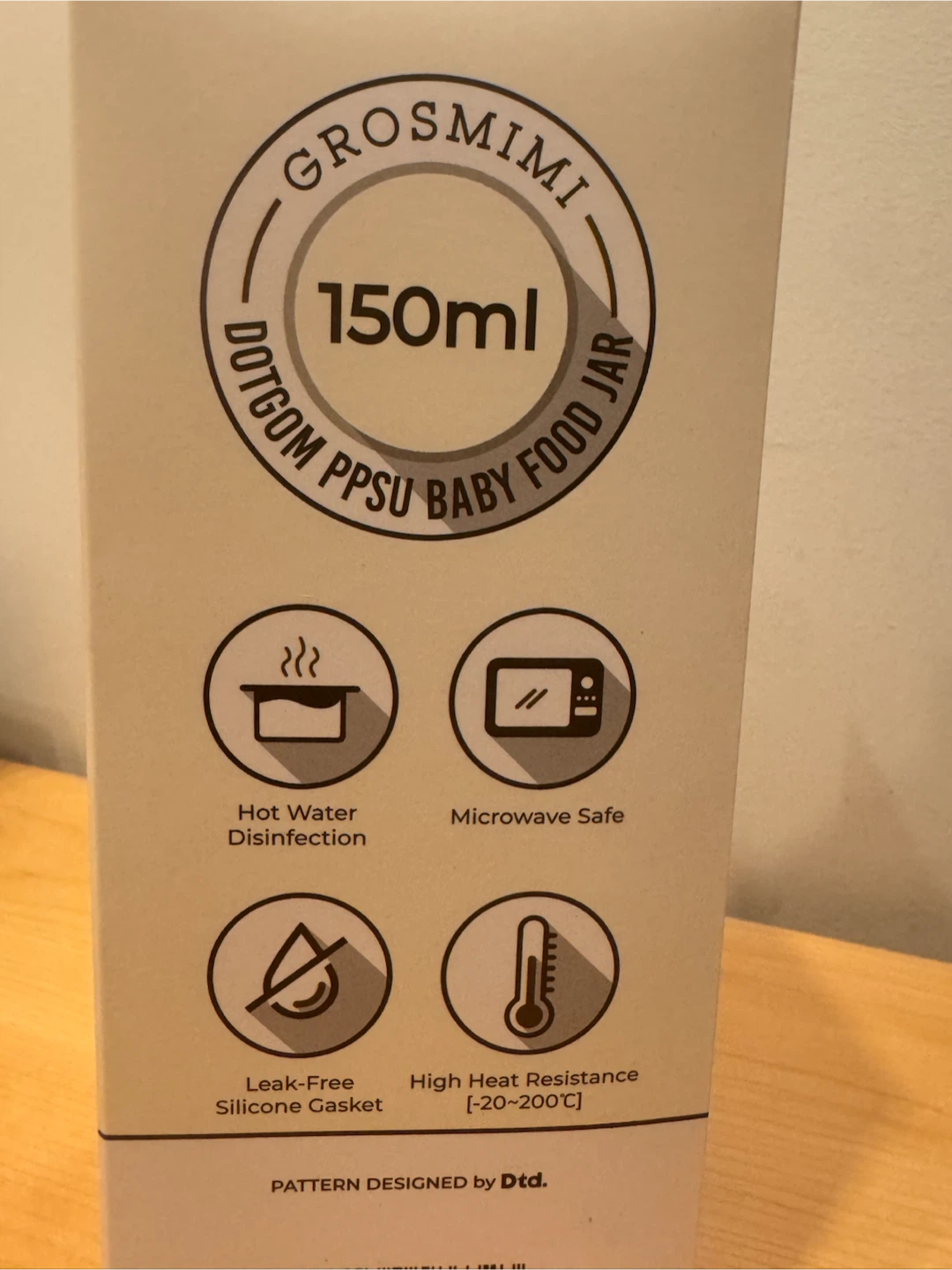 Grosmimi Dotgom PPSU Baby Food Jar - 150ml - photo 2