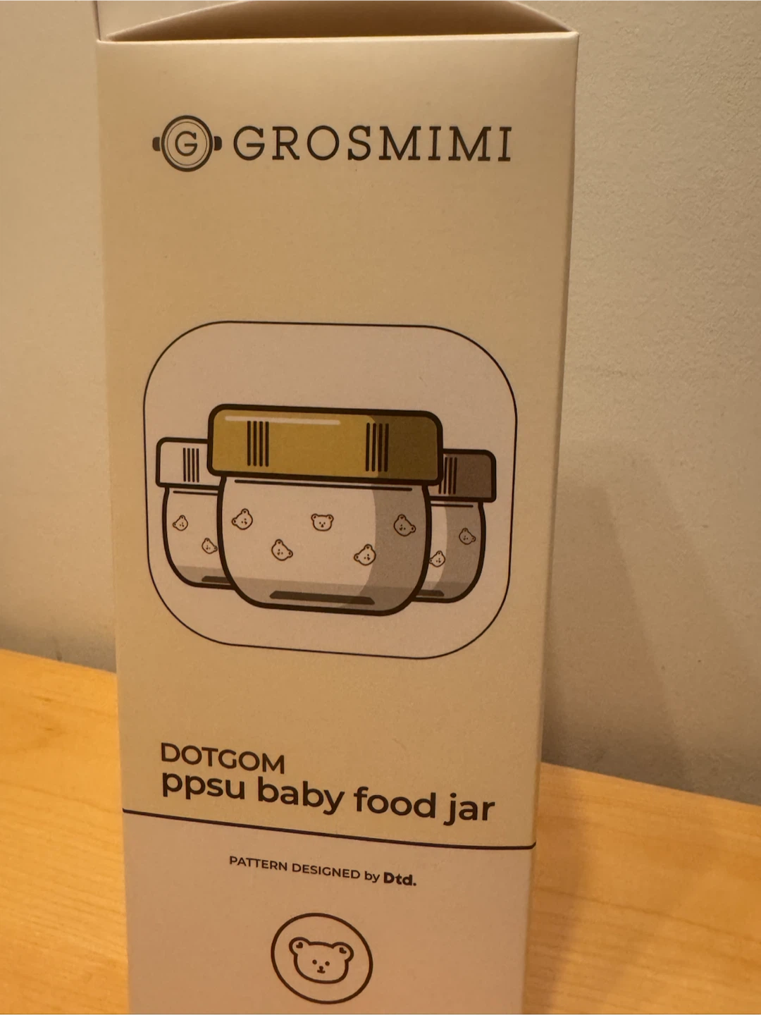 Grosmimi Dotgom PPSU Baby Food Jar - 150ml - photo 4