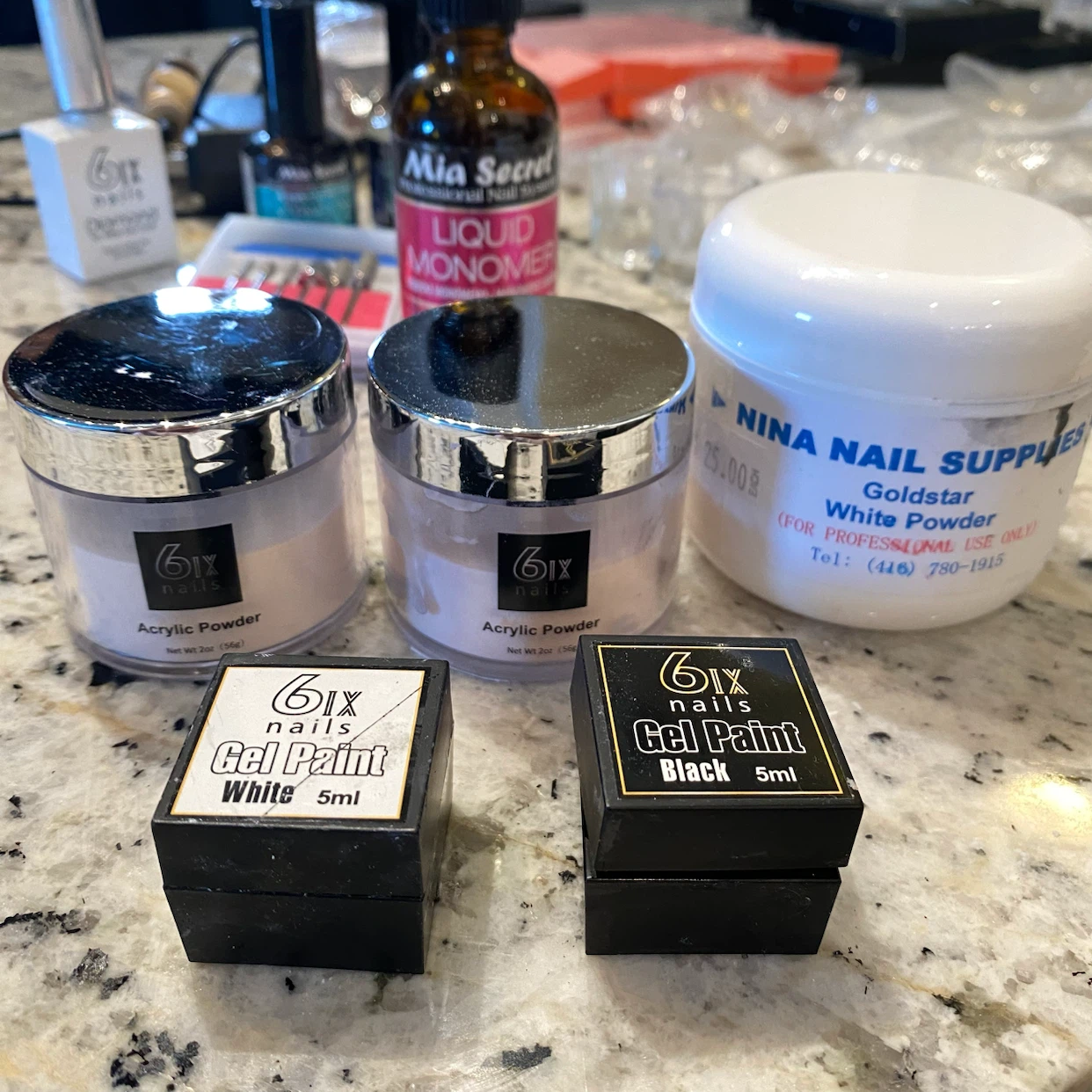 2 day sale! Lot of Acrylic Nail Supplies, see pictures 4 all - photo 2