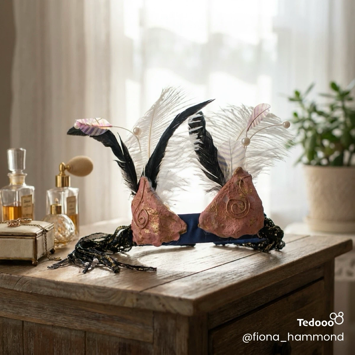 Feather Headband with Tassel Accents - photo 2