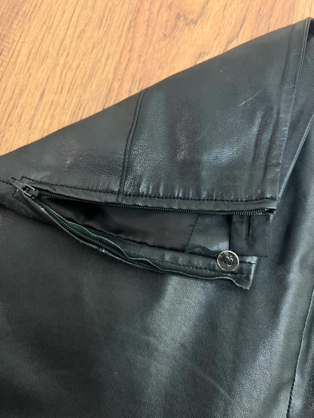 Mexx Black Genuine Leather Mini Skirt - photo 5