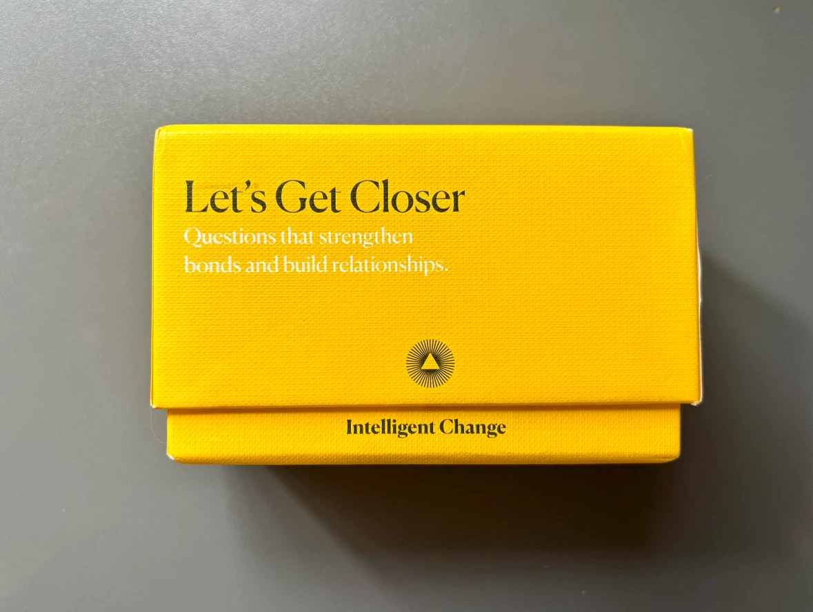 'Let's Get Closer' Conversation Card Game