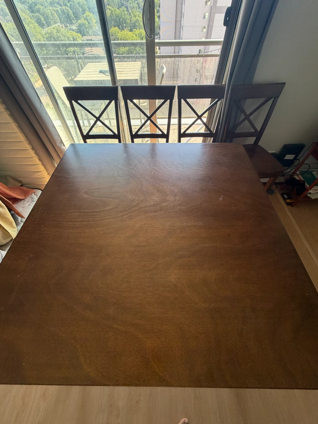 Wooden Dining Table and Chairs Set