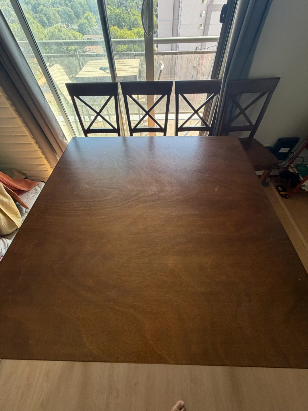 Wooden Dining Table and Chairs Set - photo 2