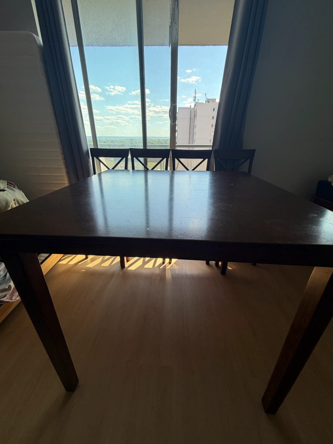 Wooden Dining Table and Chairs Set - photo 4