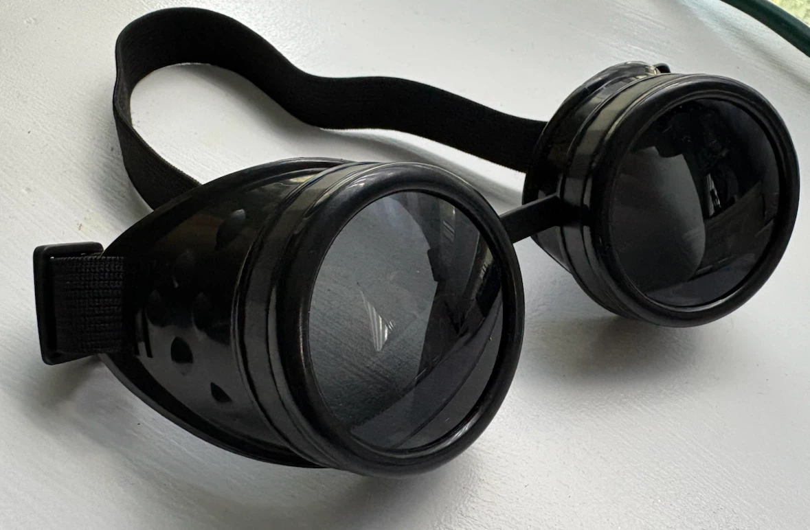 Black Steampunk Goggles Cosplay / Festival / Costume Accessory
