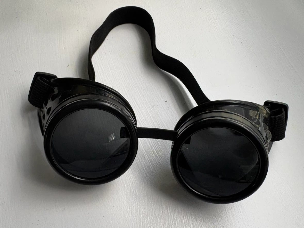 Black Steampunk Goggles Cosplay / Festival / Costume Accessory - photo 5