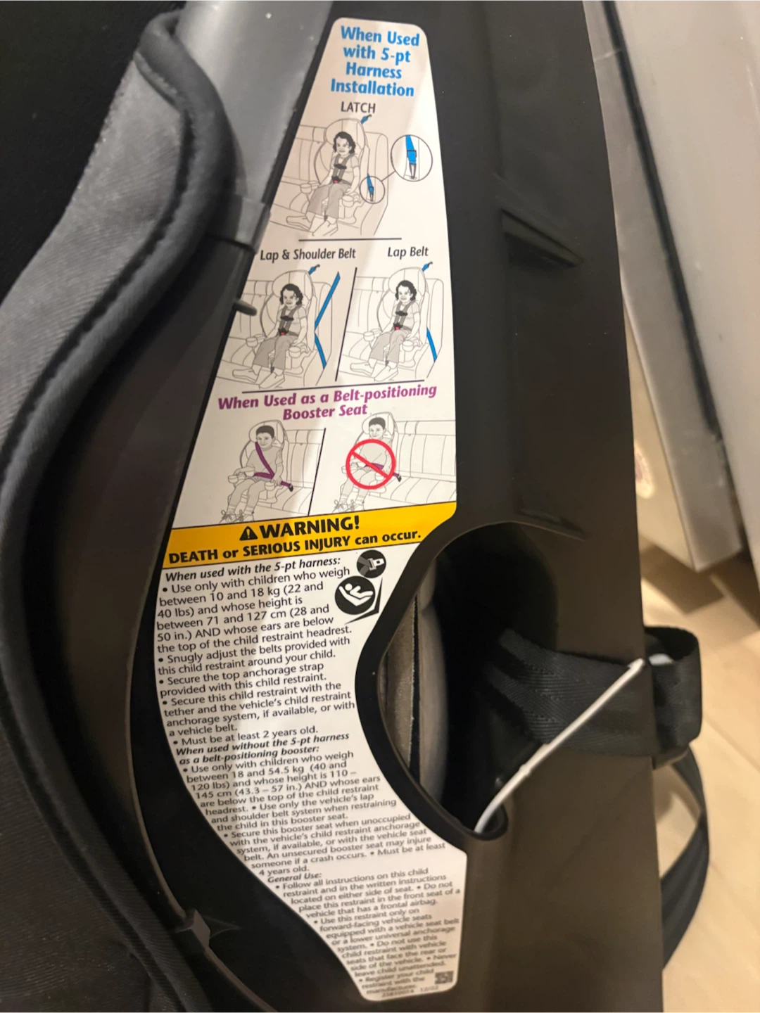 Evenflo Child Car Seat 65 each - photo 5