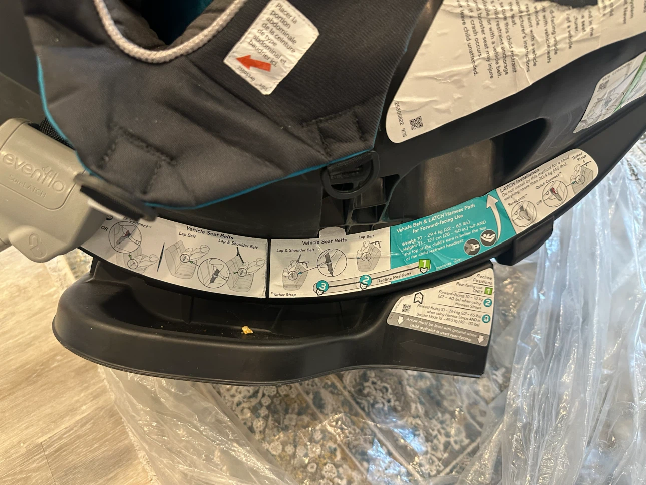 Evenflo SureLATCH Convertible Car Seat - photo 2