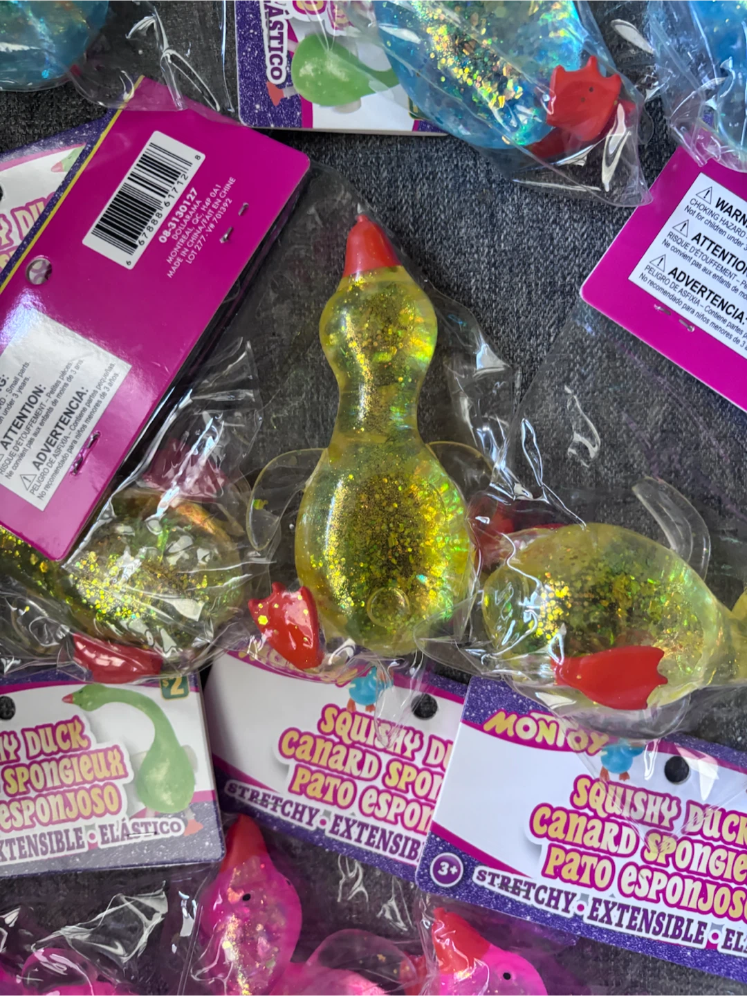 MonToy Squishy Duck Squeeze Toy And cube - photo 3