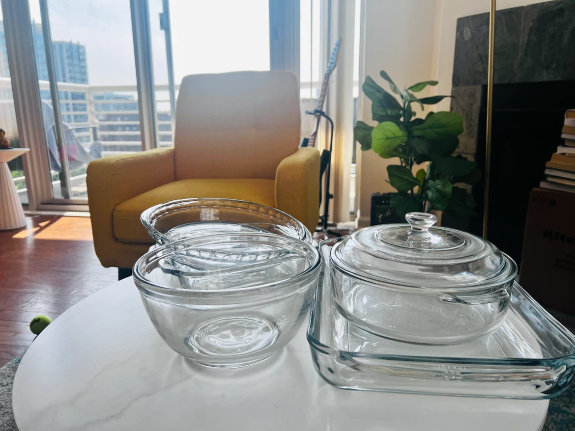 Libbey Baker’s Basics 6-Piece Glass Bakeware Set Brand New