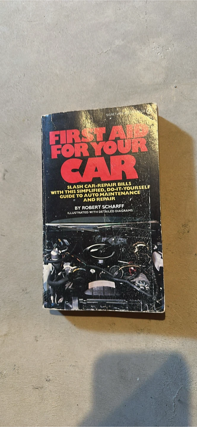 First Aid for Your Car by Robert Scharff - Car Maintenance Book