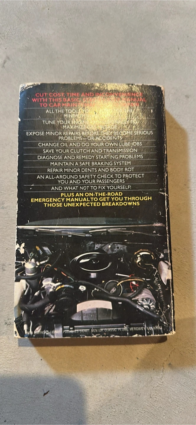 First Aid for Your Car by Robert Scharff - Car Maintenance Book - photo 2