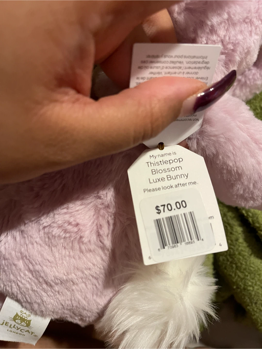 Jellycat Thistlepop Blossom Luxe Bunny - photo 2