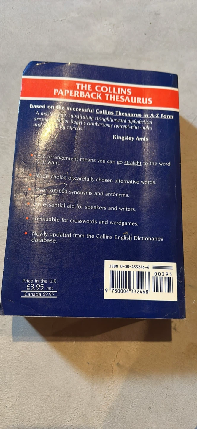 The Collins Paperback Thesaurus in A-to-Z Form - photo 2
