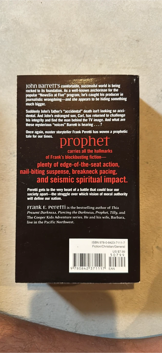 Prophet by Frank Peretti Novel - photo 2