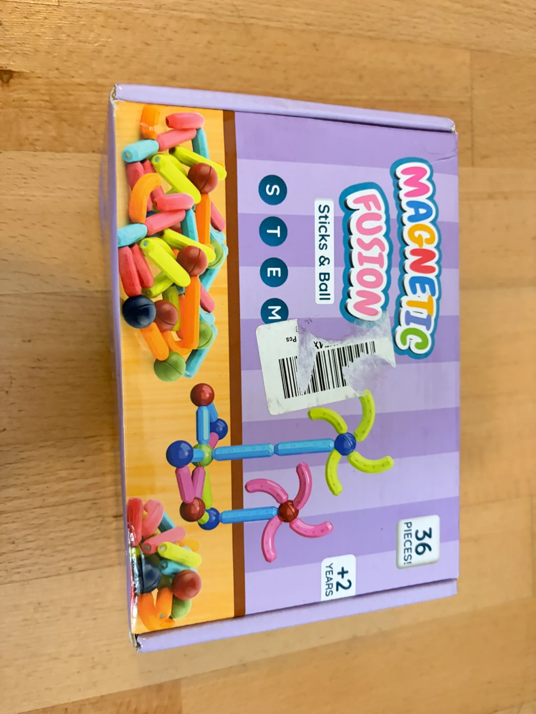 MAGNETIC FUSION Sticks & Ball Building Set 36 Pieces