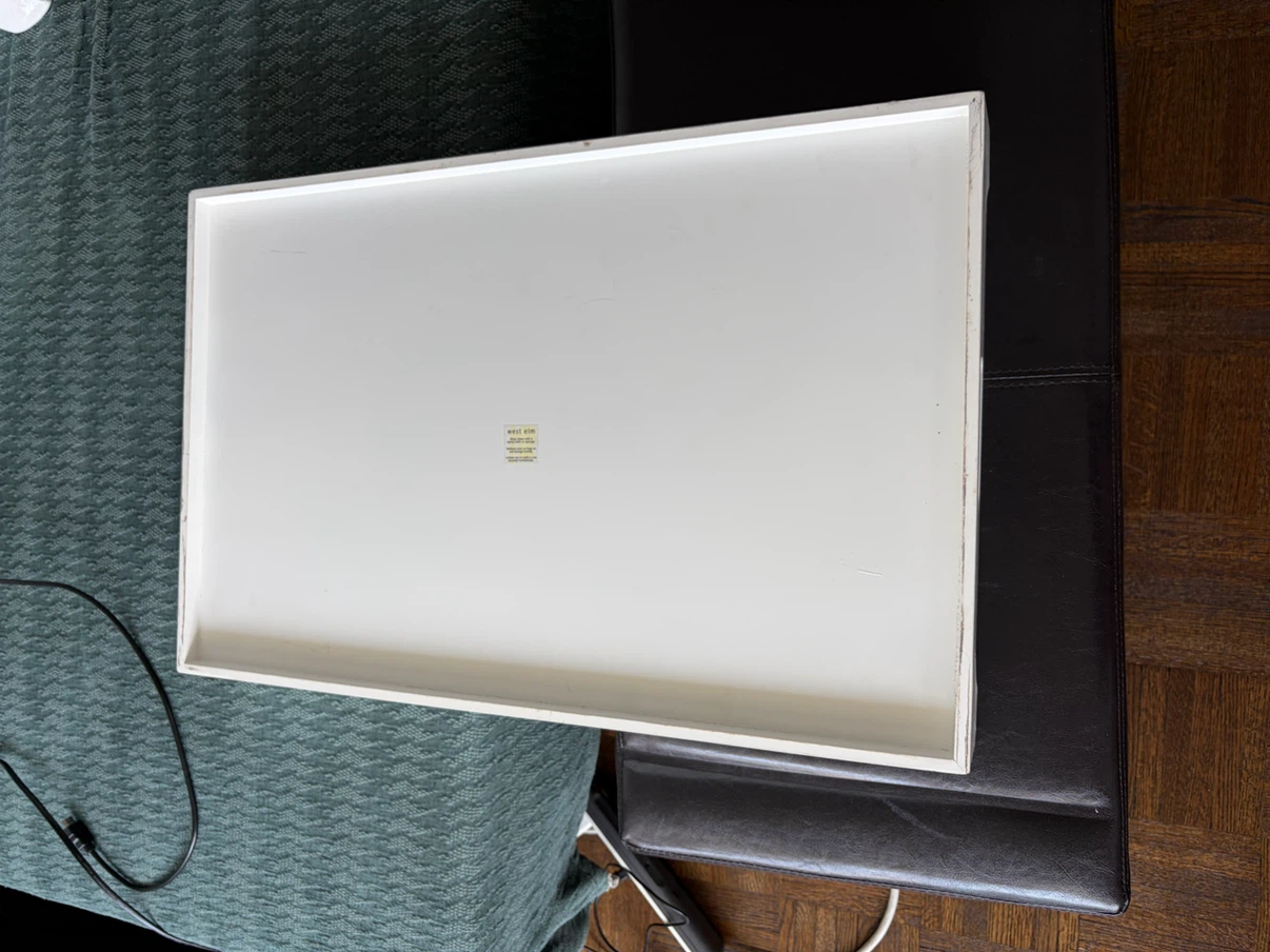 White Serving Tray - photo 3