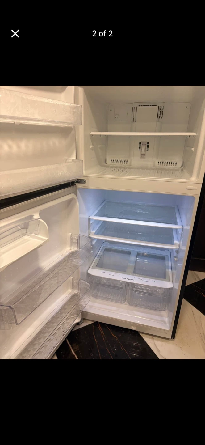 Black Refrigerator and freezer